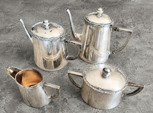 Versilbertes kaffee - versilbertes, &