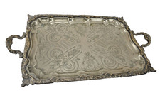 Versilbertes Servier-Tablett