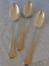 3x Tafel Löffel Vintage Punze