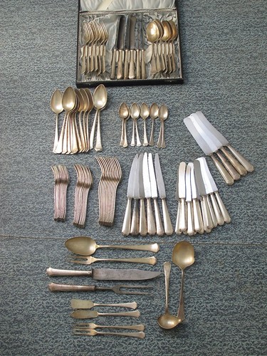 Wmf art deco besteck - besteck, vorleger