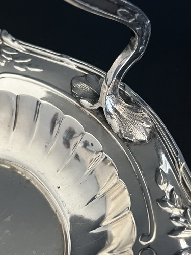 Jugendstil schale versilbert - schale,
