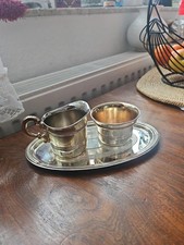 ​Antikes versilbertes Set