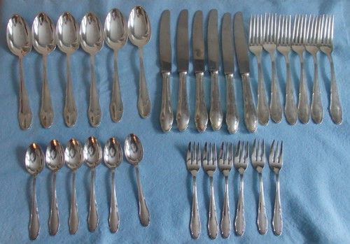 Besteckset 6 personen - g.r.,
