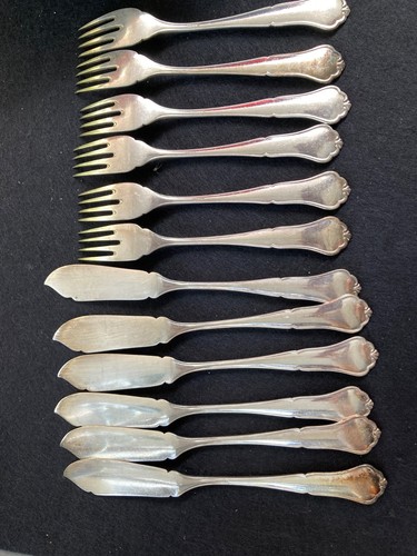 Antikes fischbesteck - antikes,