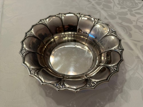 Schale 5cm neu versilbert - 18,5cm,