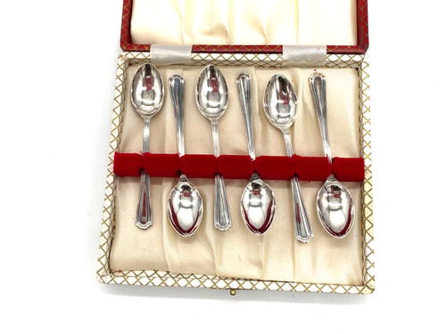 Antik 6er set dessert - set,