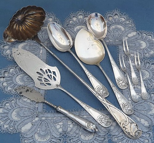 Seltene versilberte vorleger - 8,