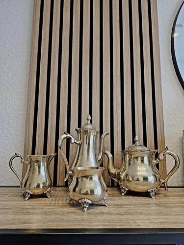 Antikes fünfteiliges kaffee - fünfteiliges, kaffee-