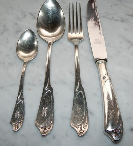 Jugendstil besteck set 4 - set,