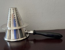 Antikes, versilbertes Teesieb