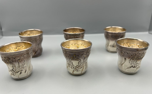 Vintage becher set stück - becher,